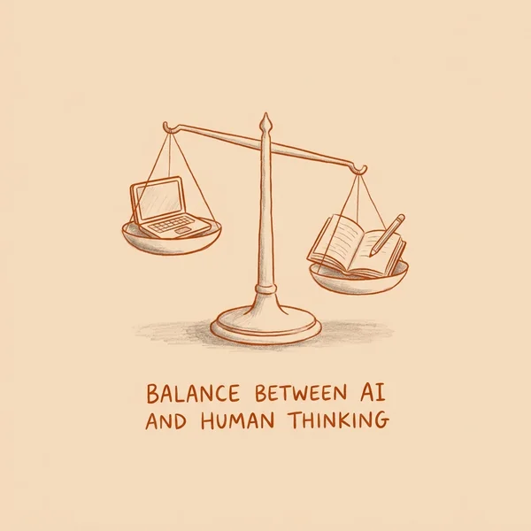Balance mellem AI og egen tænkning